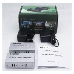 Extensor HDMI 4k 60M  por cable de red cat 5E/6
