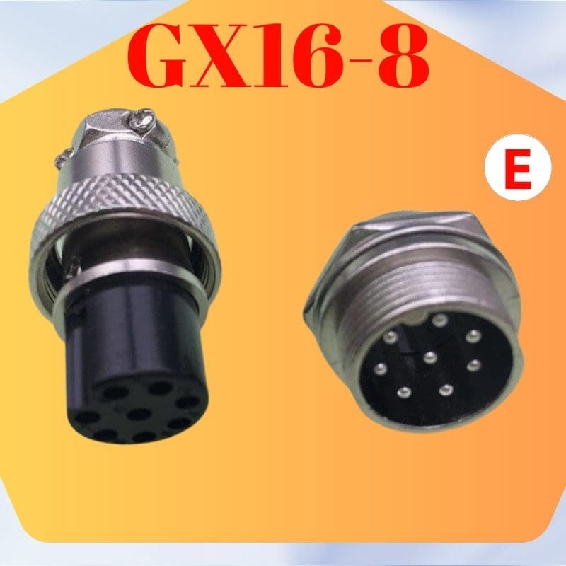 Conector 16 pines GX16-8 Pin 16mm macho y hembra para Panel por par Enchufe aviador circula