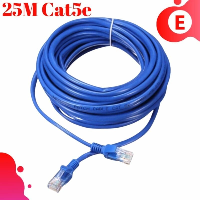Cable de red 25m Cat5e utp