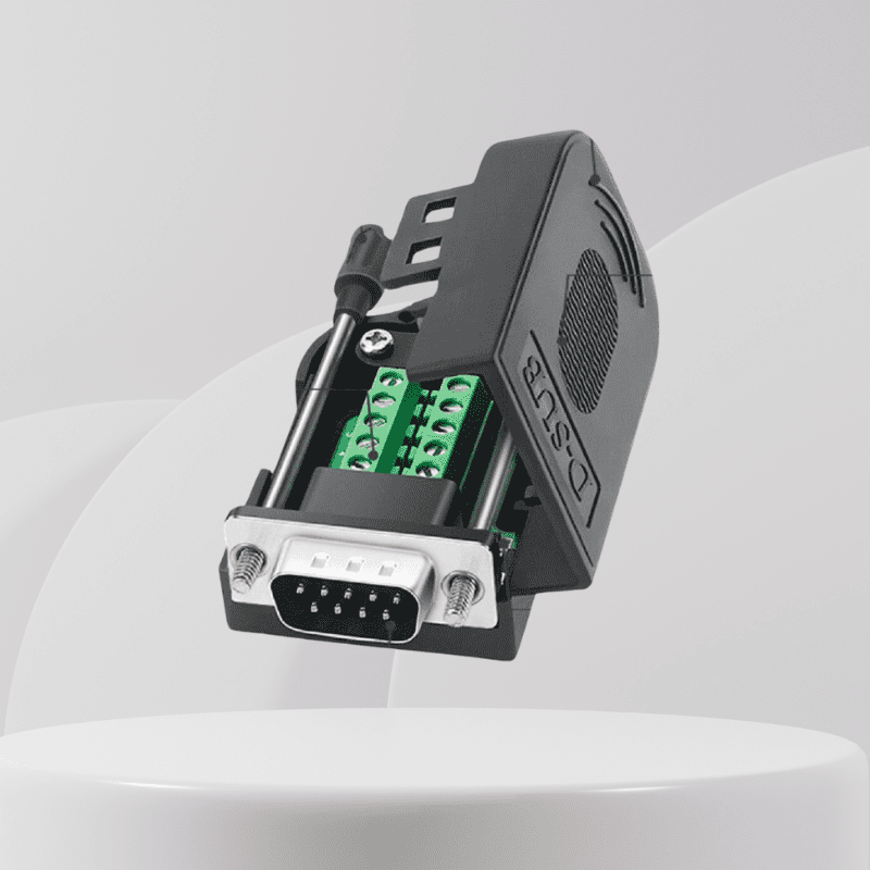 DB9 Conector RS232 Sin Soldadura Macho