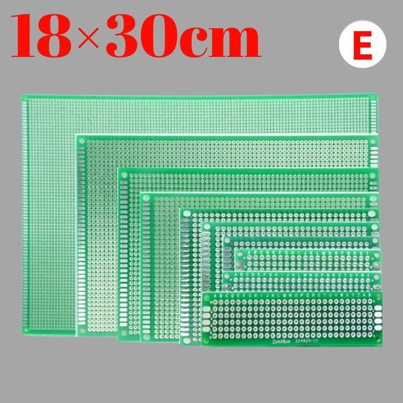 Placa perforada PCB prototipo de doble cara estañado [18x30]cm