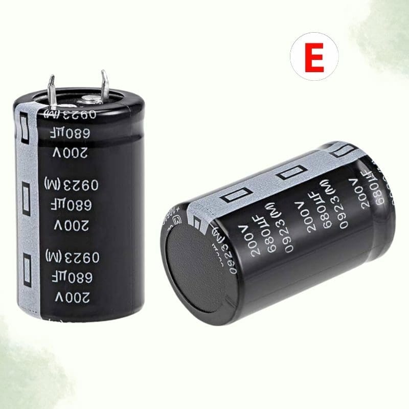 Capacitor 680uf 200v 105c panasonic 2.5x4cm Energía Confiable y Duradera