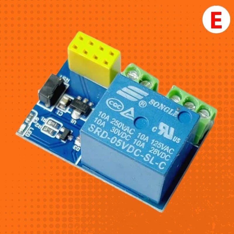 Modulo relay con puerto wifi para el internet de las cosas ESP8266 ESP-01S