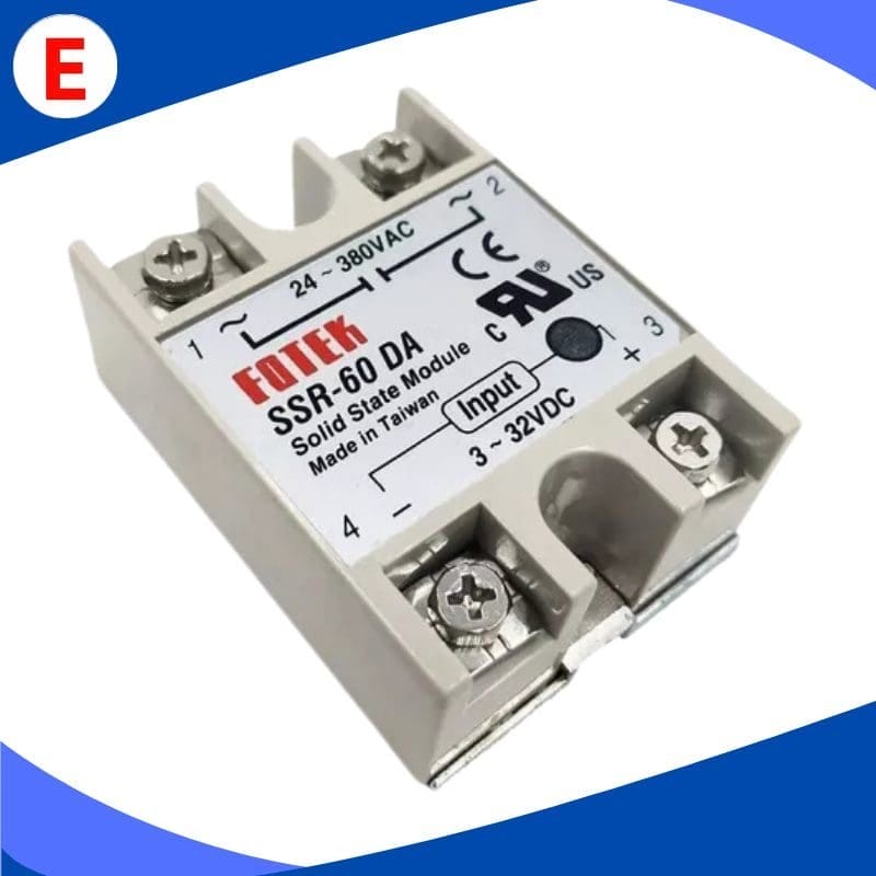 Relay de estado solido entrada SSR60 24-380VAC Salida 470-560k Control Preciso y Confiable Relay de estado solido entrada SSR60 24-380VAC Salida 470-560k Control Preciso y Confiable