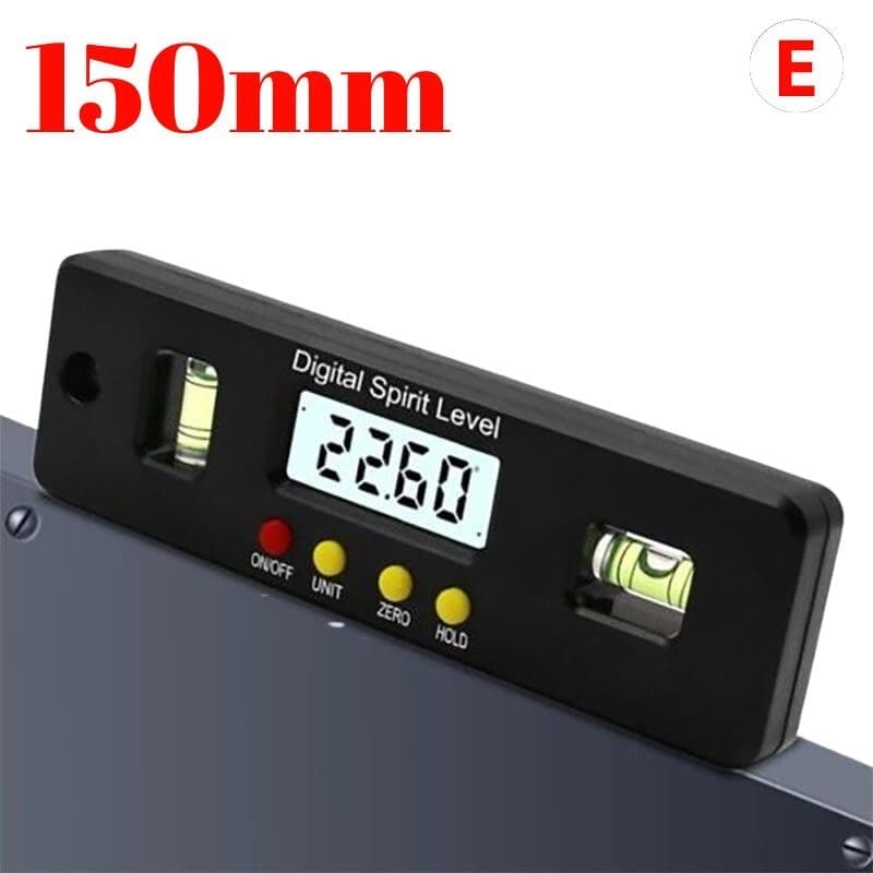 Inclinómetro digital 150mm buscador de ángulo impermeable magnetico [150x40x15]mm Maximiza la Eficiencia en tus Proyectos