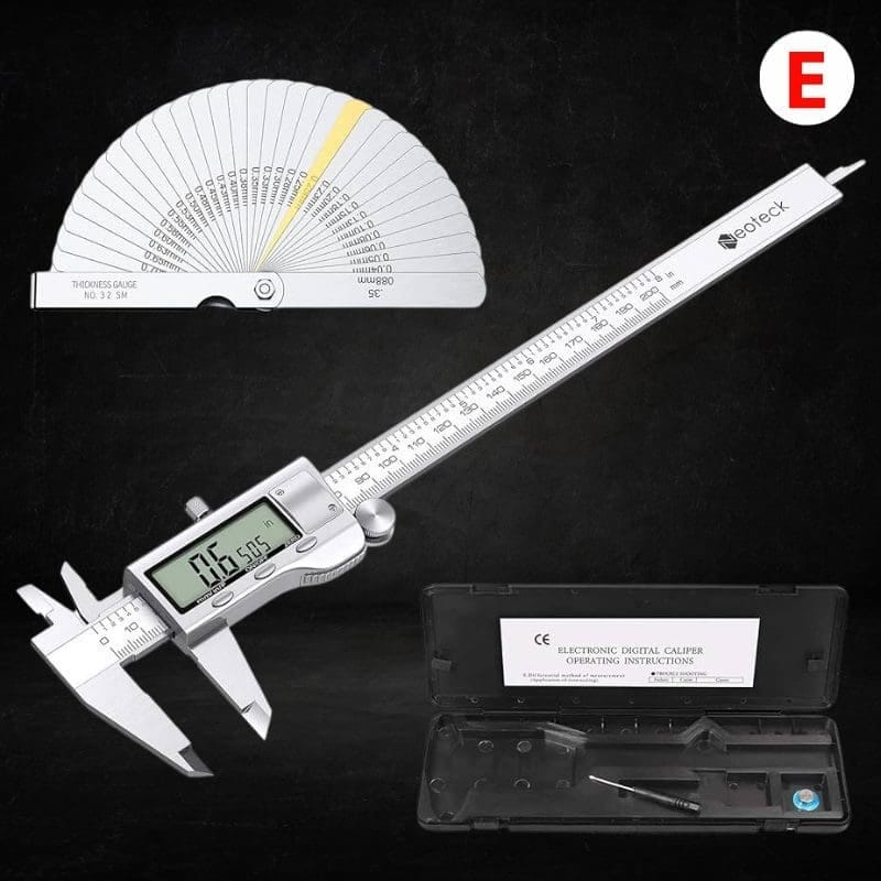 Calibrador Digital de metal inoxidable 150mm 6 pulgadas