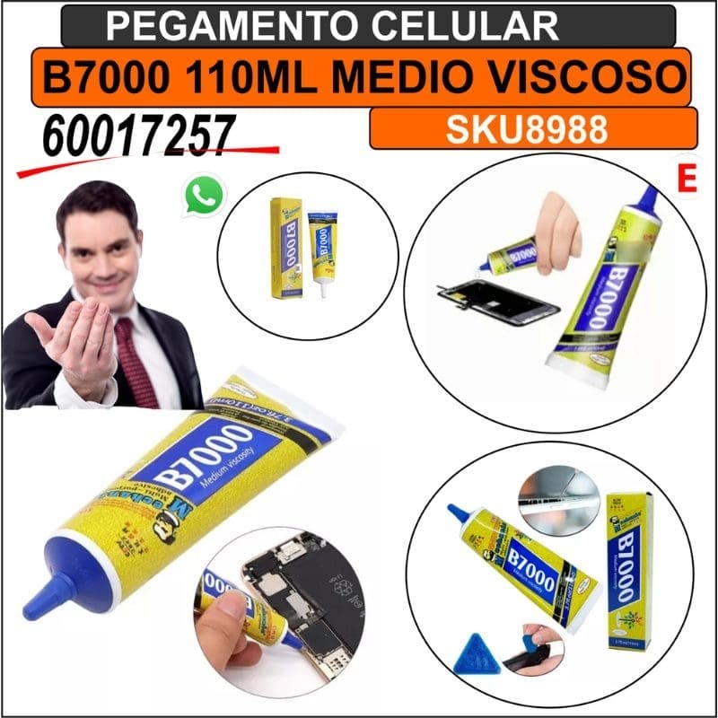 Pegamento de Celular B7000 110ml - Adhesivo Profesional para Pantallas y Reparaciones