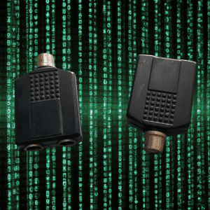 Adaptador rca a plug grande stereo hembra